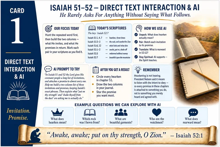 Card 1: DIRECT TEXT INTERACTION & AI — He Rarely Asks For Anything Without Saying What Follows.