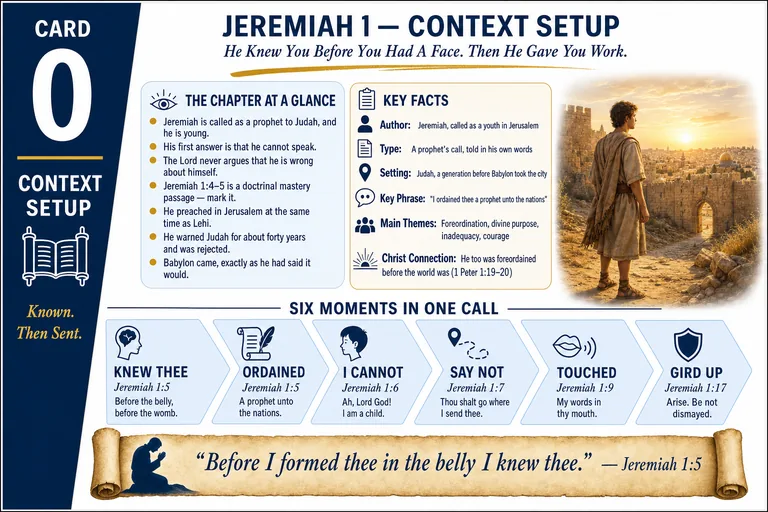 Card 0: CONTEXT SETUP — He Knew You Before You Had A Face. Then He Gave You Work.