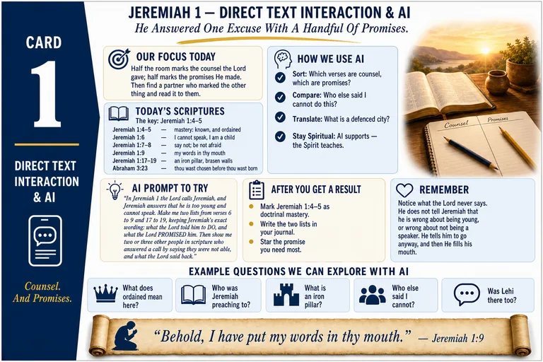 Card 1: DIRECT TEXT INTERACTION & AI — He Answered One Excuse With A Handful Of Promises.