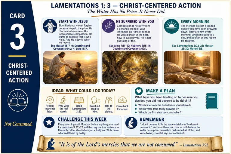 Card 3: CHRIST-CENTERED ACTION — The Water Has No Price. It Never Did.